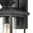 Atlas Lighting Minersville 17''H 1Lt Outdoor Sconce, Black/Clear