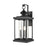 Atlas Lighting Minersville 23''H 3Lt Outdoor Sconce, Black/Clear - OL11184-BK