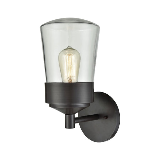Atlas Lighting Mullen Gate 13''H 1Lt Outdoor Sconce, Bronze/Clear - OL11186-BZ