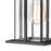 Atlas Lighting Oak Park 14'' High 1Lt Outdoor Sconce, Black/Clear