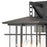Atlas Lighting Oak Park 20'' High 4Lt Outdoor Sconce, Black/Clear
