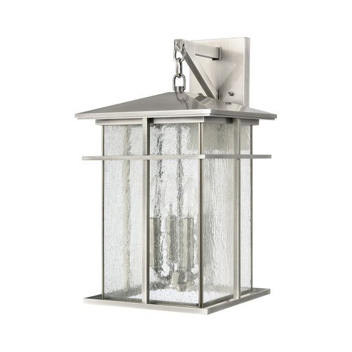 Atlas Lighting Oak Park 20''H 4Lt Outdoor Sconce, Aluminum/Clear