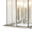 Atlas Lighting Oak Park 20''H 4Lt Outdoor Sconce, Aluminum/Clear