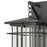 Atlas Lighting Oak Park 22'' High 3Lt Outdoor Sconce, Black/Clear