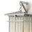 Atlas Lighting Oak Park 22''H 3Lt Outdoor Sconce, Aluminum/Clear