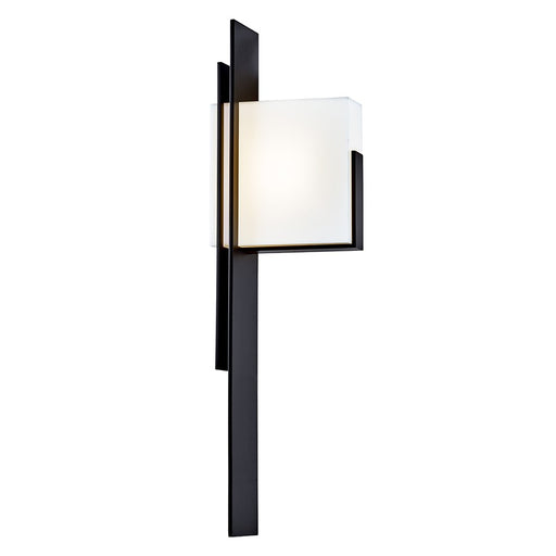 Atlas Lighting Oak Park 25'' High LED Outdoor Sconce, Black/White
