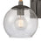 Atlas Lighting Orlando 13.5'' High 1Lt Outdoor Sconce, Iron/Clear