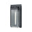Atlas Lighting Overton 17'' High 1Lt Outdoor Sconce, Black/Clear