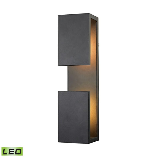 Atlas Lighting Pierre 19'' High 1Lt Outdoor Sconce, Black/Black