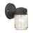 Atlas Lighting Puck 7.75'' High 1Lt Outdoor Sconce, Black/Clear