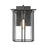 Atlas Lighting Radnor 16''H 1Lt Outdoor Sconce, Matte Black/Clear