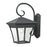 Atlas Lighting Ridgewood 18'' High 1Lt Outdoor Sconce, Black/Clear