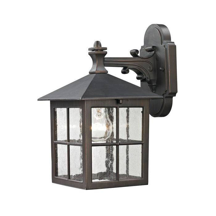 Atlas Lighting Shaker Heights 10''H 1Lt Outdoor Sconce, Bronze