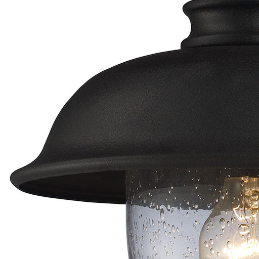 Atlas Lighting Streetside Cafe 15''H 1Lt Outdoor Sconce, Black