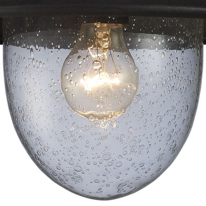 Atlas Lighting Streetside Cafe 15''H 1Lt Outdoor Sconce, Black