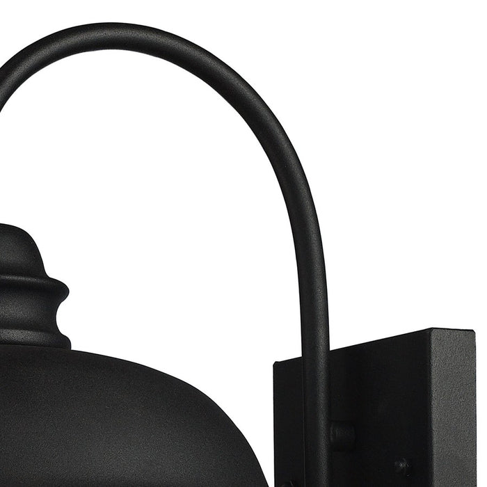 Atlas Lighting Streetside Cafe 15''H 1Lt Outdoor Sconce, Black