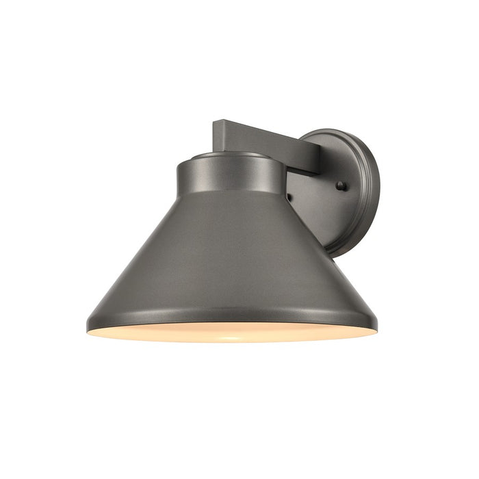 Atlas Lighting Thane 8.25''H 1Lt Outdoor Sconce, Hematite/Bronze