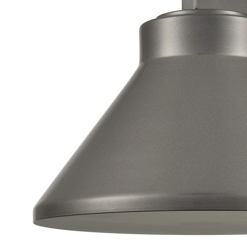 Atlas Lighting Thane 8.25''H 1Lt Outdoor Sconce, Hematite/Bronze