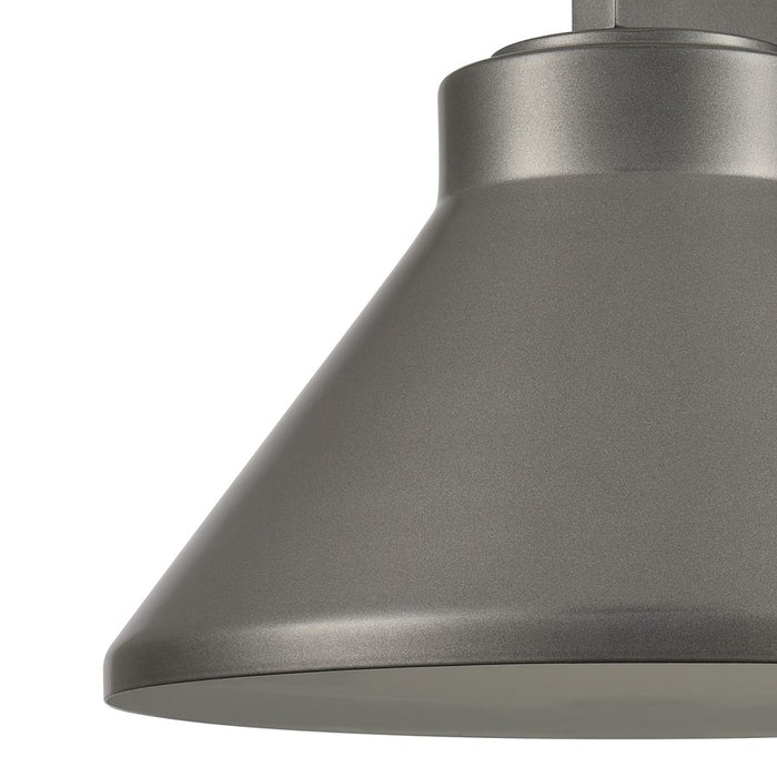 Atlas Lighting Thane 8.25''H 1Lt Outdoor Sconce, Hematite/Bronze