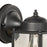 Atlas Lighting Tipton 7.5'' High 1Lt Outdoor Sconce, Black/Clear