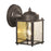 Atlas Lighting Tipton 7.5'' High 1Lt Outdoor Sconce, Bronze/Clear