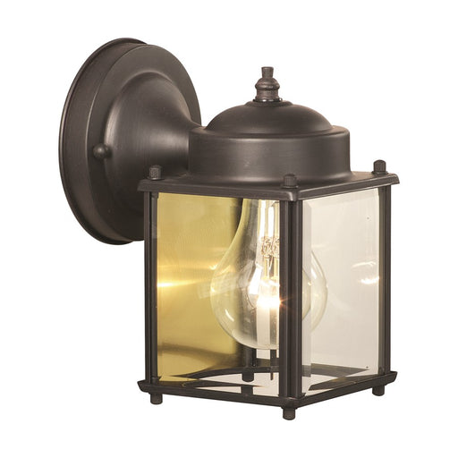 Atlas Lighting Tipton 7.5'' High 1Lt Outdoor Sconce, Bronze/Clear - OL11224-BZ
