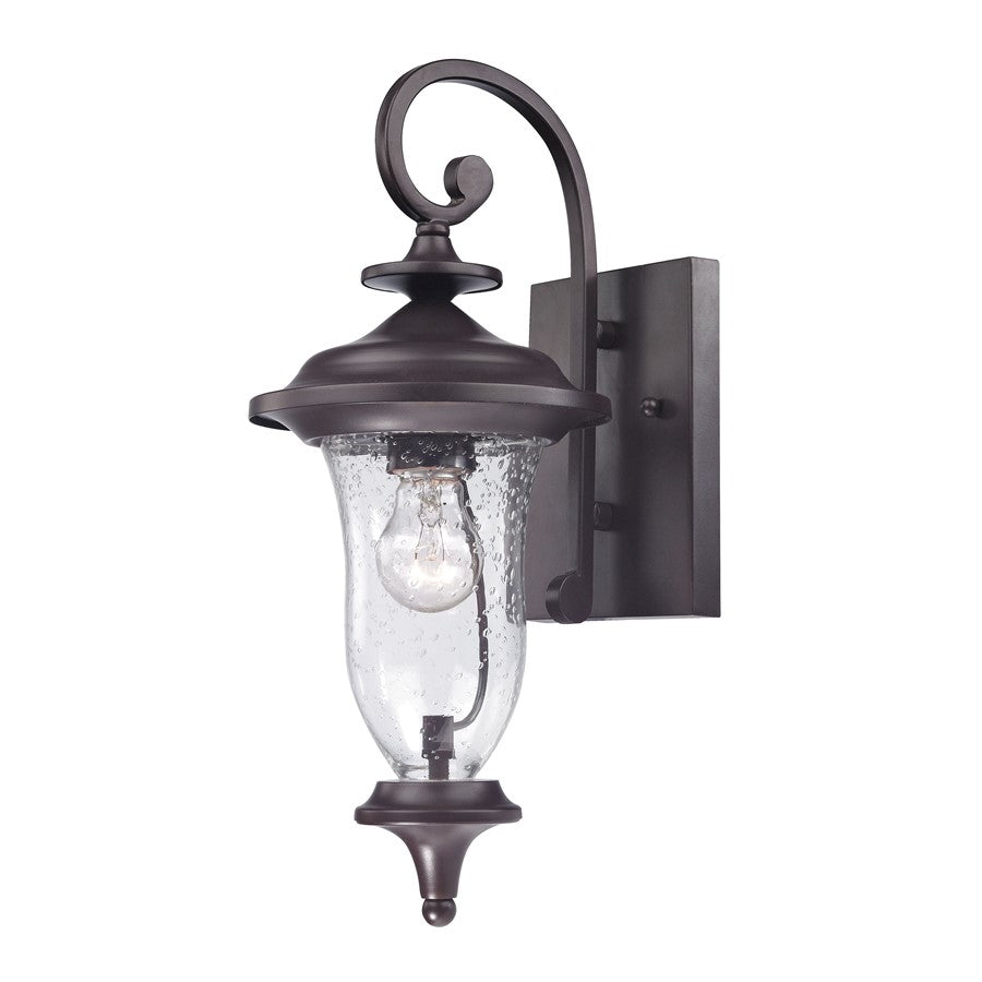 Atlas Lighting Trinity 16'' High 1Lt Outdoor Sconce, Bronze/Clear - OL11227-BZ