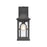 Atlas Lighting Triumph 14.5'' High 1Lt Outdoor Sconce, Black/Clear