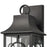 Atlas Lighting Triumph 17.75'' High 1Lt Outdoor Sconce, Black/Clear