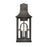 Atlas Lighting Triumph 21'' High 2Lt Outdoor Sconce, Black/Clear