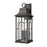 Atlas Lighting Triumph 23'' High 3Lt Outdoor Sconce, Black/Clear