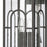 Atlas Lighting Triumph 23'' High 3Lt Outdoor Sconce, Black/Clear