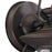 Atlas Lighting Village Lantern 13''H 1Lt Outdoor Sconce, Charcoal