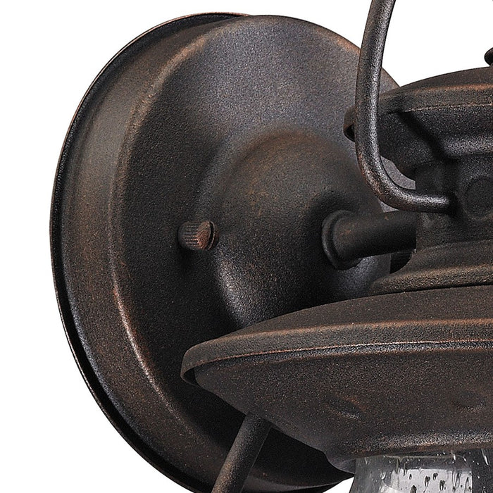 Atlas Lighting Village Lantern 13''H 1Lt Outdoor Sconce, Charcoal