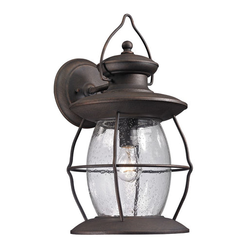 Atlas Lighting Village Lantern 18''H 1Lt Outdoor Sconce, Charcoal - OL11234-BZ