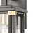 Atlas Lighting Vincentown 11'' High 1Lt Outdoor Sconce, Black/Clear