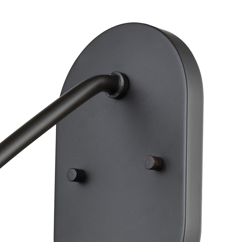 Atlas Lighting Vinton Station 15in 1-Light Outdoor Sconce | Traditional Oil Rubbed Bronze and Clear Seeded Glass | Porch | Model OL11236-BZ
