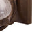Atlas Lighting Wikshire 15''H 1Lt Outdoor Sconce, Coffee/Clear