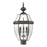 Atlas Lighting Ashford 23''H 3Lt Outdoor Post Light, Bronze/Clear
