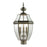 Atlas Lighting Ashford 23''H 3Lt Outdoor Post Light, Nickel/Clear