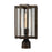Atlas Lighting Bianca 15''H 1Lt Outdoor Post Light, Bronze/Clear