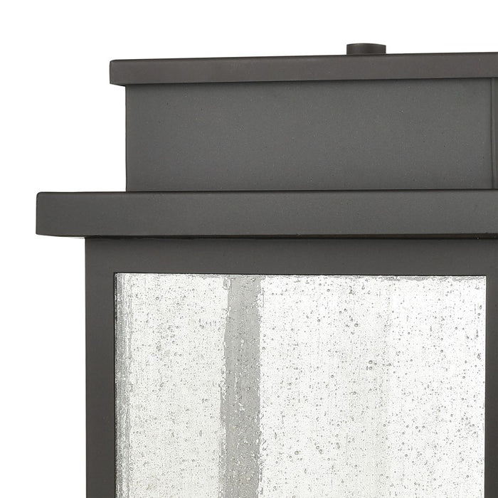 Atlas Lighting Braddock 19''H 2Lt Outdoor Post Light, Bronze/Clear