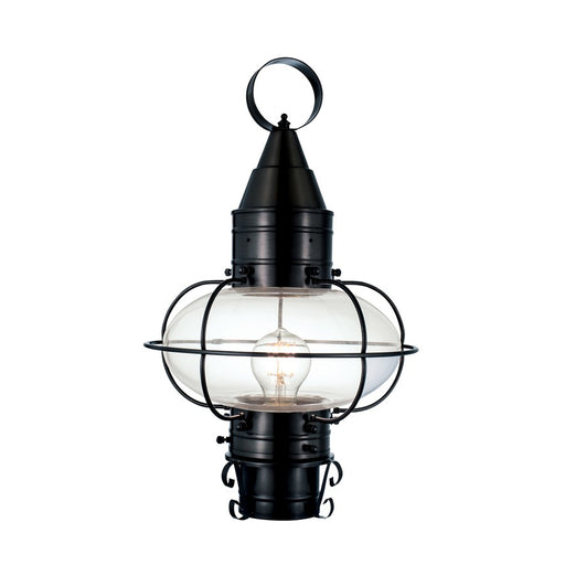 Atlas Lighting Classic Onion 17.5''H 1Lt Outdoor Post Light, Black