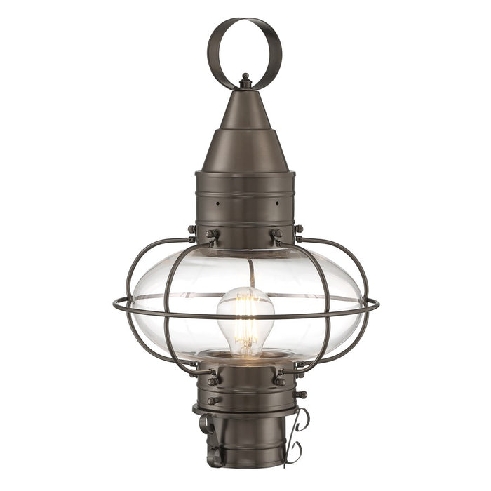 Atlas Lighting Classic Onion 17.5''H 1Lt Outdoor Post Light, Bronze