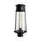 Atlas Lighting Cone 19.75''H 1Lt Outdoor Post Light, Black/Clear