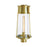 Atlas Lighting Cone 19.75''H 1Lt Outdoor Post Light, Brass/Clear