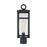 Atlas Lighting Dalton 20'' High 1Lt Outdoor Post Light, Black/Clear