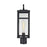 Atlas Lighting Dalton 20'' High 1Lt Outdoor Post Light, Black/Clear