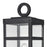 Atlas Lighting Dalton 20'' High 1Lt Outdoor Post Light, Black/Clear