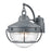 Atlas Lighting Eastport 12''H 1Lt Outdoor Post Light, Zinc/Clear